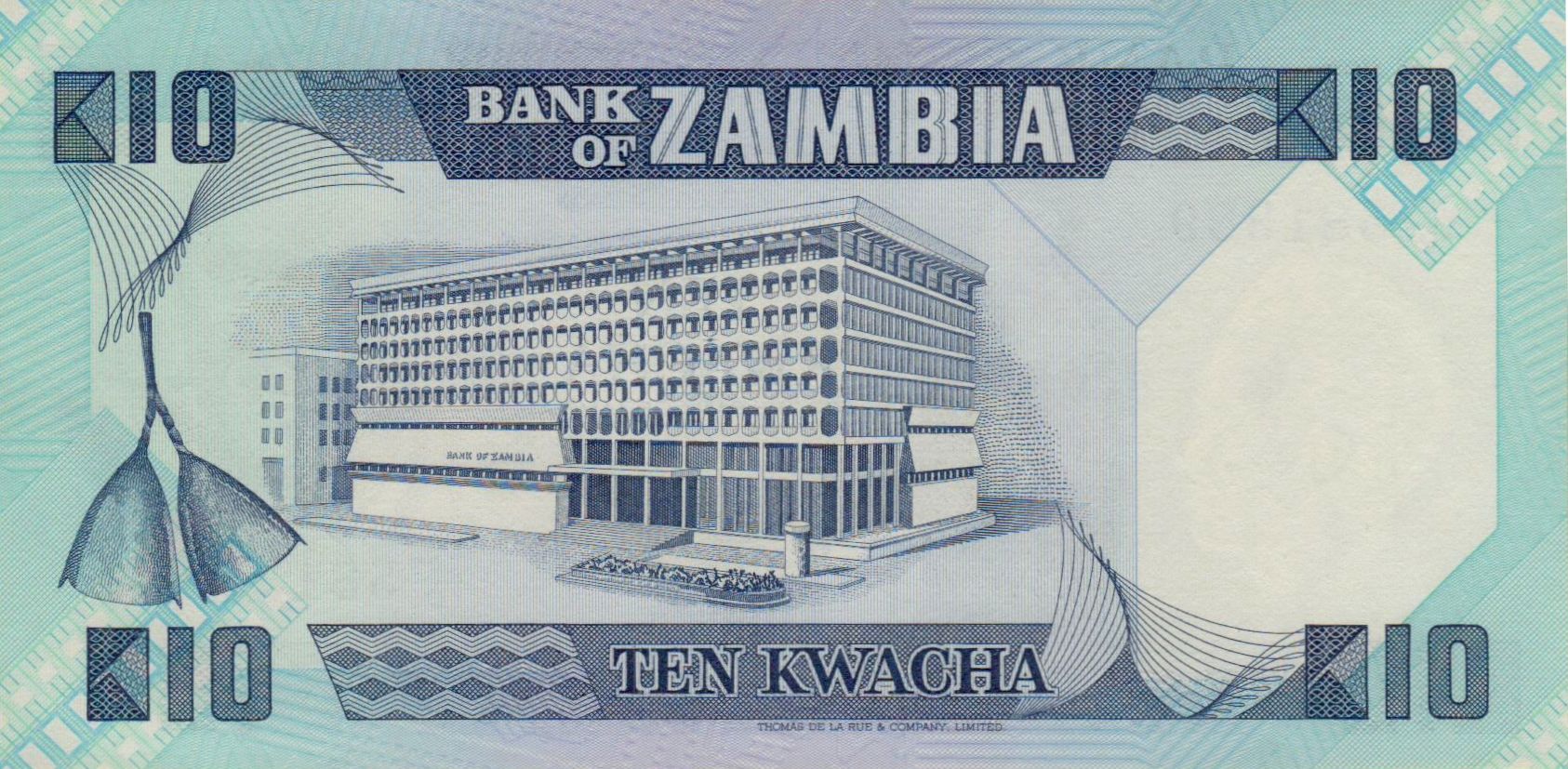 Zambia 10 1980 UNC P-26/d